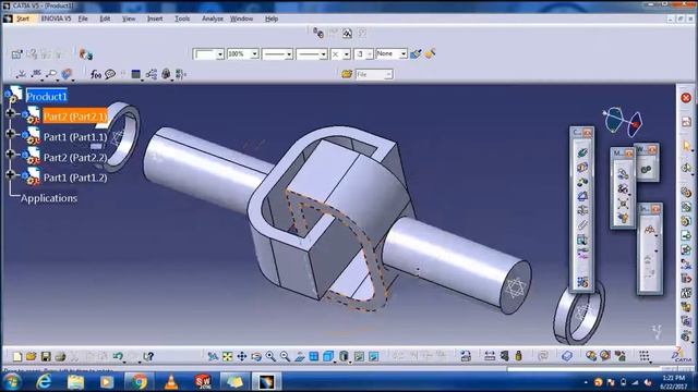 UNIVERSAL JOINT IN CATIA V5 (DMU KINEMATICS)