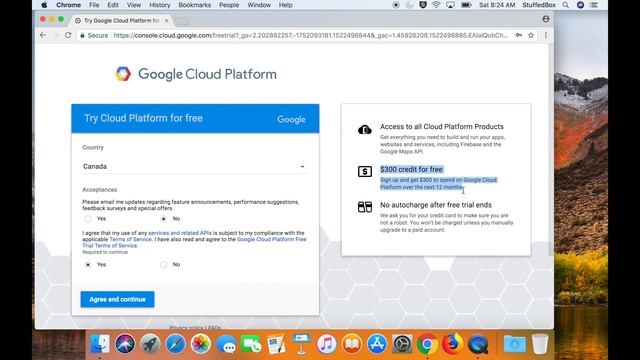 How to Sign up with GOOGLE CLOUD PLATFORM 2018