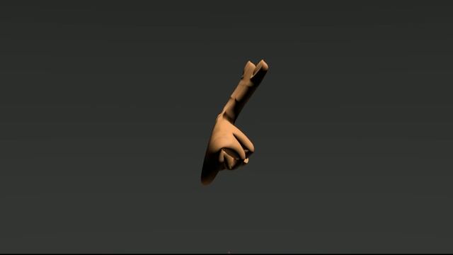 Blender Hand Animation: mk 2