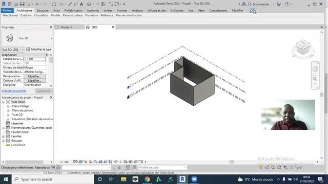 Retrouver le ruban Revit