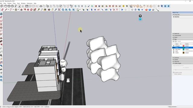 How to set Camera for Exterior and Landscape Design Using SketchUp and VRay 6 || #3