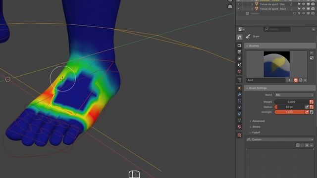 Les bases du Weight Paint sur Blender