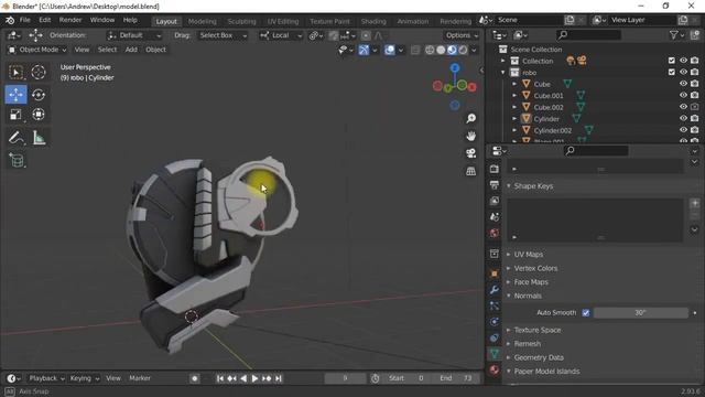 Blender   Drone robot modeling tutorial free download