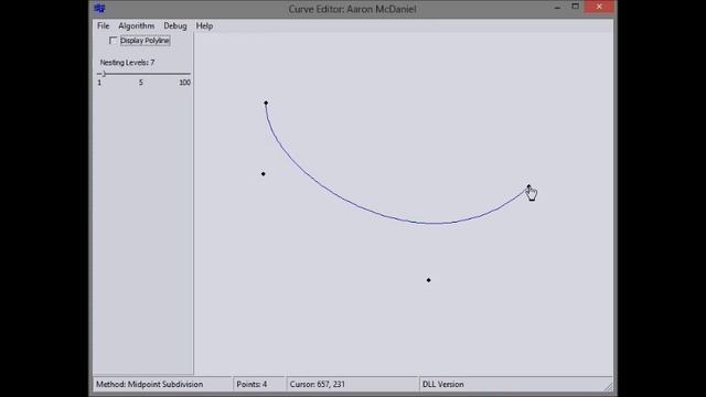 Curve editor