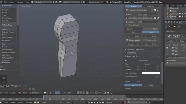 Blender Tutorial: Modeling Lucario: Part 2: modeling The Torso