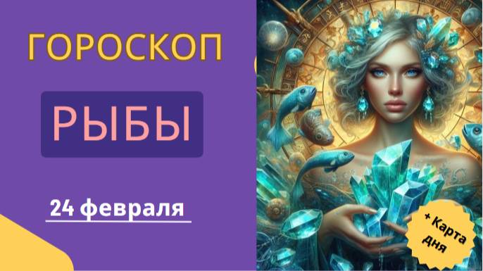♓ 24 февраля – Гороскоп на сегодня для Рыб 🐟