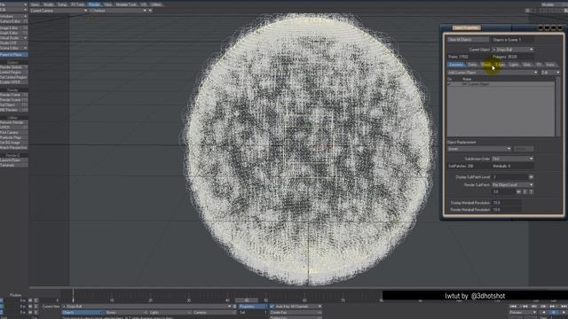 Lightwave Hypervoxels - Dynamic Water Droplets Effect