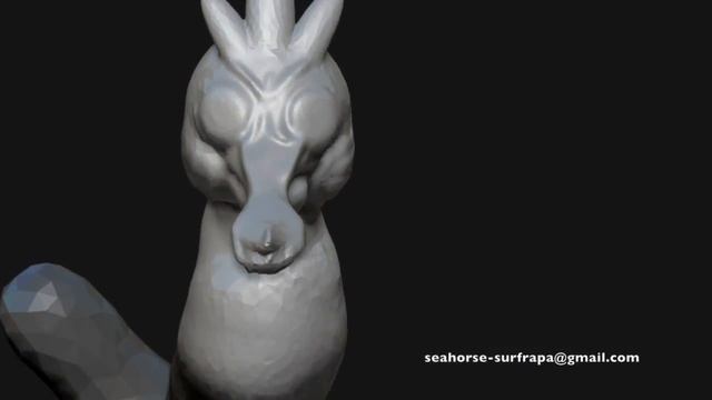 Zbrush SeaHorse Wip Amazing Sculpitris