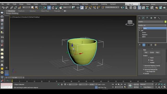 lathe modifier tutorial - 3Ds max
