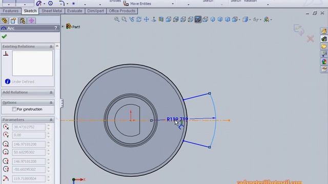 Plastic knob Modeling -- Solidworks Tutorial