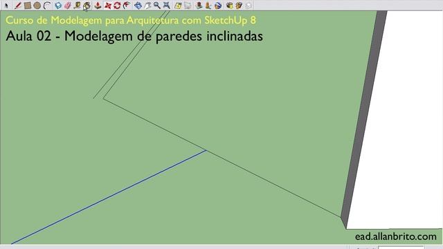 Curso de modelagem para arquitetura com SketchUp 8 - Aula 02
