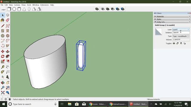 SketchUp Solid Shapes Tool