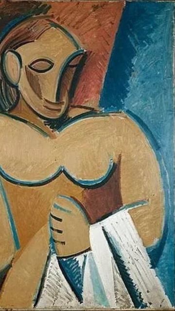 painting that changed the direction of art #shorts #girls #avignon #picasso #art