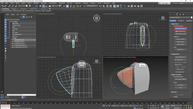 3ds Max Getting Started - Lesson 07 - Pivot Points