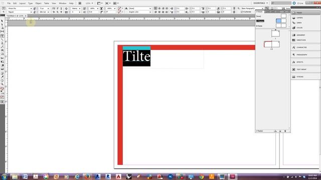 Arch243 Indesign basics sec 1