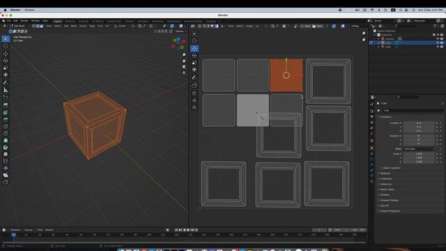 Unwrap UVW map (Basic unwrap) in blender and texturing in Photoshop