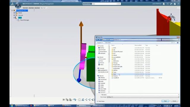 3DCS for CATIA V6 3DEXPERIENCE - Attaching Results to Simulation