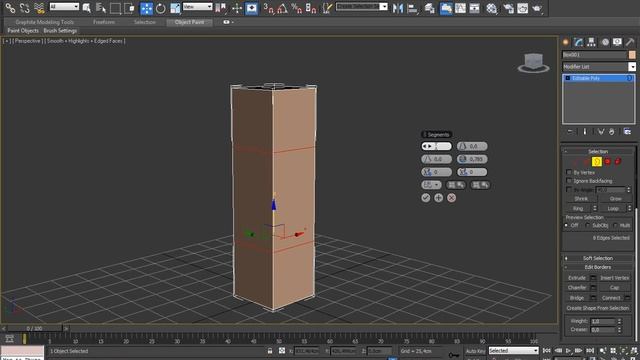 3ds Max 2012 Ders 19 Polygon Modelleme Editable Poly - Edit Borders