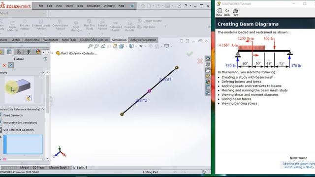 beam Simulation Example 1