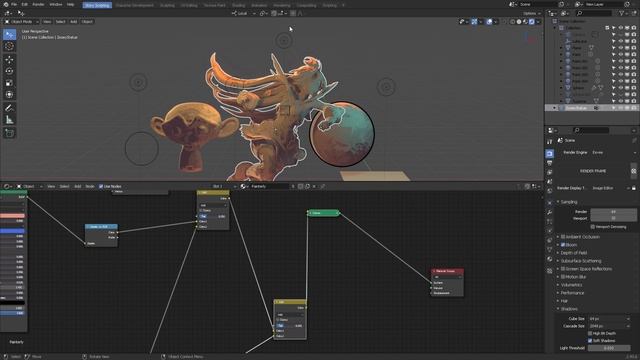 Stylized Painterly Shader in Blender - Is Arcane style possible in real-time?