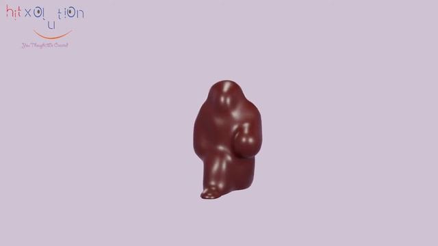 chocholate man using blender and realflow