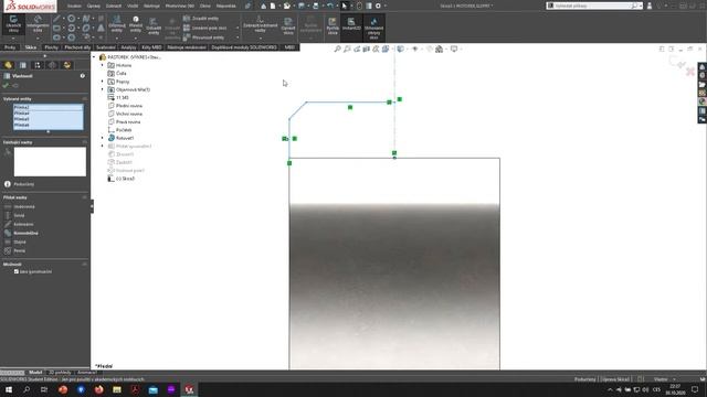 SOLIDWORKS - OZUBENÉ KOLO PRO VÝKRES