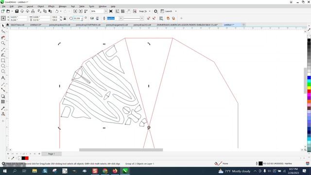 Corel Draw Tips & Tricks Seamless Pattern with the Live Sketch Part 4 ROUND