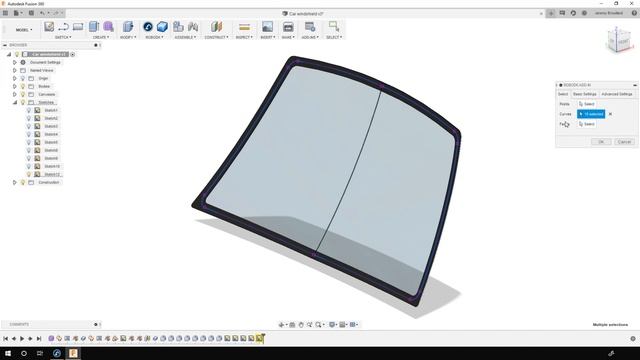 Glue Dispensing with a Fanuc robot - Fusion 360 - RoboDK Add-In