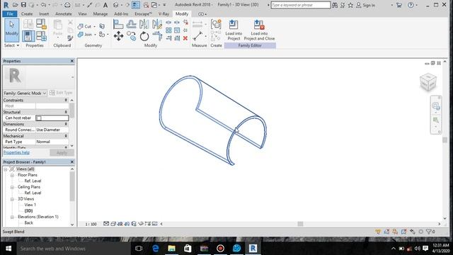 How to create 3d roof tiles in Revit lesson 3