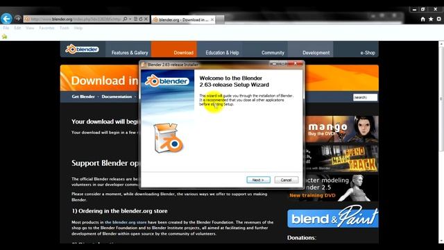 Blender 2.6 Beginner Course | Tutorial 1: How to Download & Install Blender [HD]
