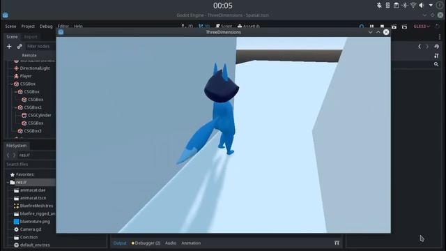 the cat is alive