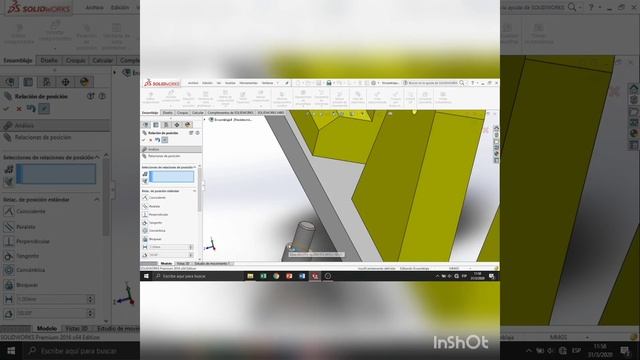 Ensamblaje de Mecanismo en SOLIDWORKS 8°C IMT