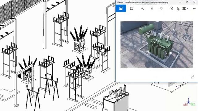 SubStation 3D Model Example