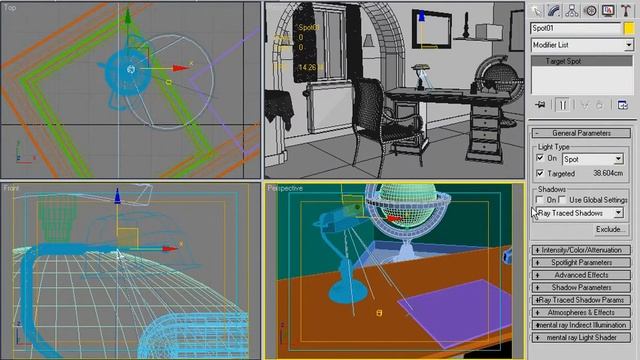 Formation 3ds max: Prenstation des Lumieres