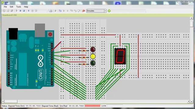 Trafficlight with a timer on Arduino