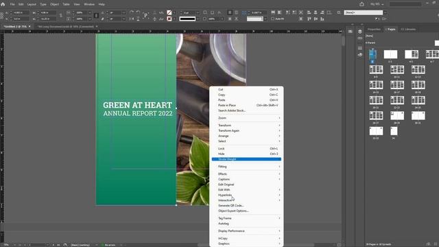 Long Business Document in Adobe InDesign