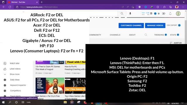 How to Enter BIOS in Any PC | Windows 11&10