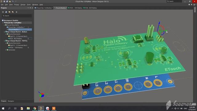 3D Multiboard Altium 18