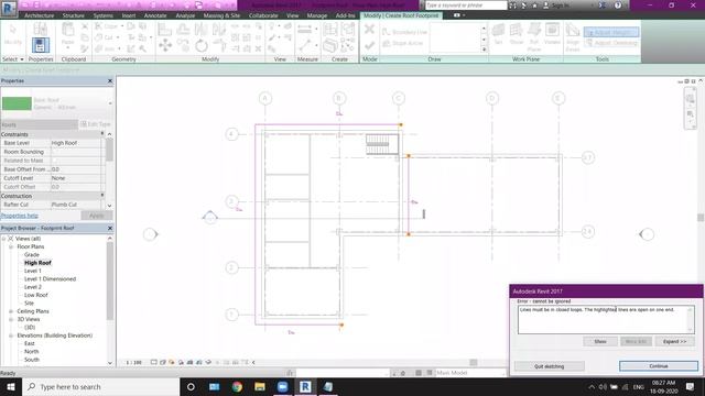 Revit Architecture in Hindi : 32 How to make Footprint Roofs in Revit?