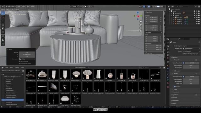 COMO FAZER UMA CENA NO BLENDER 2024 #02 DO ZERO AO RENDER COM  @DubiRender