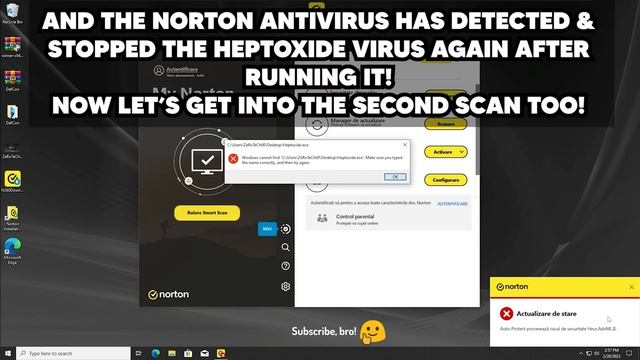 Norton Antivirus VS Heptoxide Virus! | Antivirus Test