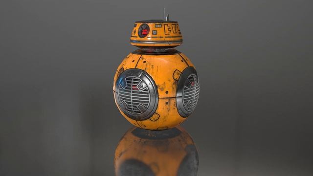 BB-9E 4k (3ds Max, Substance Painter, Marmoset)