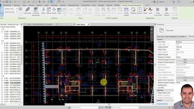 04-01- Note block in Revit