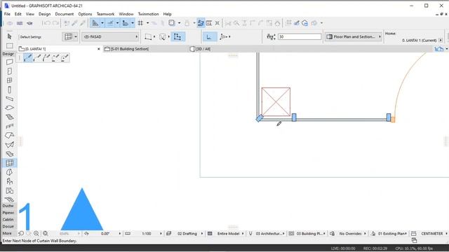 ARCHICAD CURTAIN WALL TOOL (PART 2), CURTAIN WALL FOR CEILING