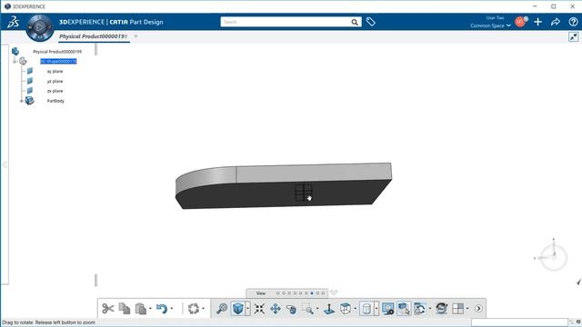 Using the View Section Commands. (Basic Operation in 3D Experience CATIA v6)