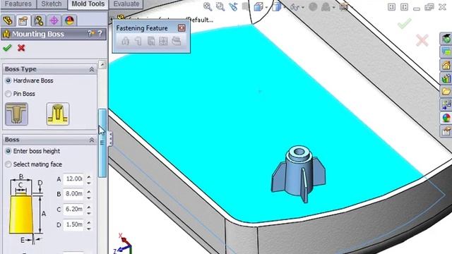 How can we Fastening in Solidworks