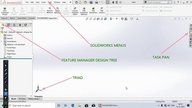 Solidworks Interface,Add ins,Units,Option #01 |SolidWorks Tutorial in Hindi #easy2designcenter