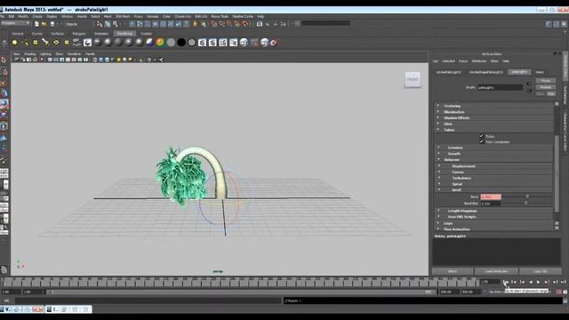 Maya Tutorial: Dancing Trees with Paint Effects