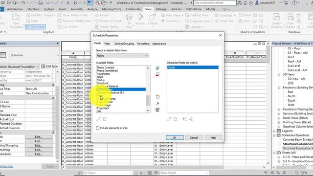 Revit integration with Excel, Primavera P6 and Power BI Work flow Tutorial 2