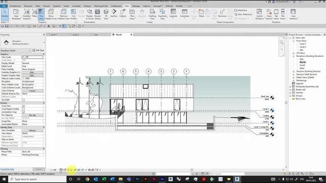 60 Second Architect - Revit Course - The Drawing Area